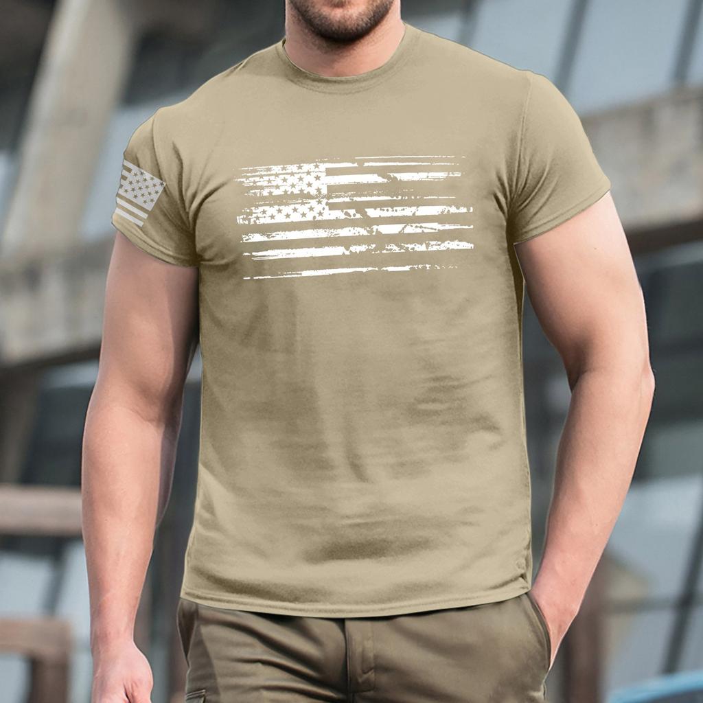 Men'S Fashionable T-Shirt, Street Casual Short Sleeved Clothing