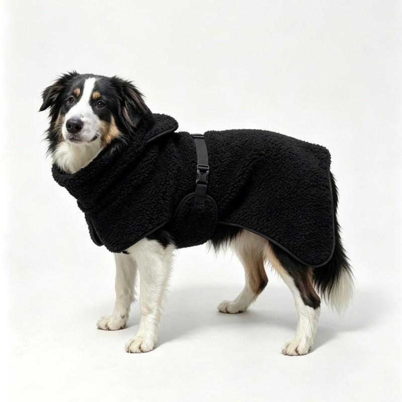 Winter Dog Coat Medium To Large Breeds Thick Fleece Lined Pet Jacket Cold Weather Outerwear