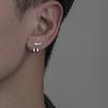 2023 New Punk Earring for Men Detachable Dual Purpose Stud Earring Prong Ear Charms Fashion Mens Jewellery Pendientes