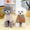 Pet Clothes Comfortable Dog Winter Jumpsuit with Zipper Design Easy To Wear Cat Jumpsuit Pet Supplies