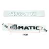 ABS Car Trunk Letters  Emblem Badge Decals Sticker For Mercedes Benz GL Class GL350 GL400 GL450 GL500 GL550 GL320 X166 X164