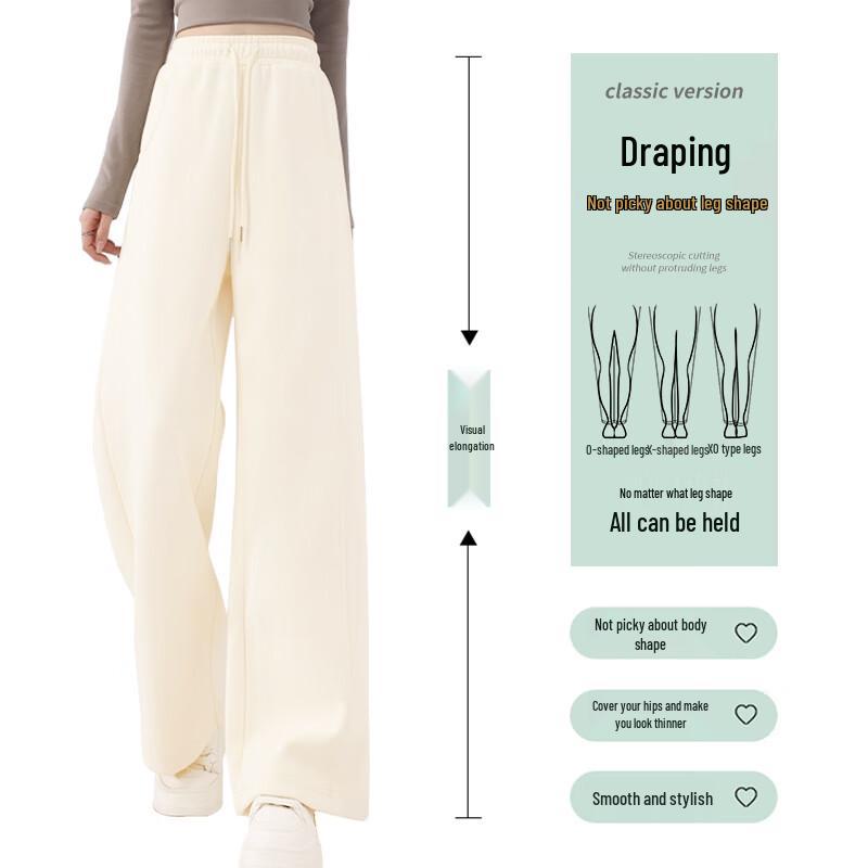 JEANSWEST CLUB Women's Relaxed Straight-Leg Pants