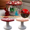 Handicraft Mushroom Earring Holder Resin Earrings Storage Rack  Jewelry Necklace