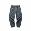 Basketball Series Lace-Up Loose Stretch Letter Print Knitted Sports Pants Unisex Pants Castle-Gray 172441305S-2