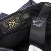 RRL Men's Indigo Pencil Stripe Cotton Button Fly Pants, Size 32 Bottoms 32 IndigoUsed