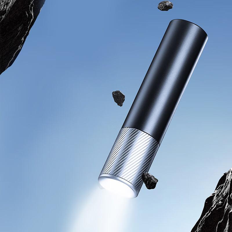 JD Original High-Intensity Zoomable Flashlight, 300 Lumens, Long Battery Life, Outdoor Survival, Rechargeable, Multifunctional, Portable for Home Use