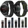 22mm 26mm Quick Release Canvas Strap For Garmin Fenix 6 6X Pro 5 5X 7 7X Plus Smart Watch Band For Garmin Fenix 3/3 HR Quatix 5