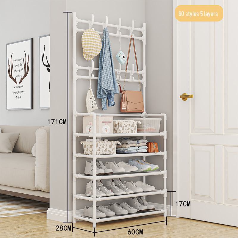Многослойная полка-органайзер для обуви и головных уборов для спальни, гостиной, прихожей и шкафа.