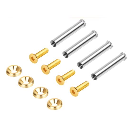 4 шт. Винты для крепления вентилятора корпуса компьютера Винты для вентилятора Металлические длинные для крепления радиатора охлаждения ПК