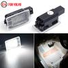 For Volvo V40 V40CC V60 S60 S80 XC40 XC60 XC90 2Pcs Car LED Courtesy Trunk Boot Light Footwell Welcome Door Lamp Boot Lamp