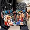 Чехол для iPhone 17 Pro Max 11 14 13 Mini 12 7 8 SE 15 XS XR Air 16 Plus Funda Задняя крышка телефона One Piece Луффи Милый