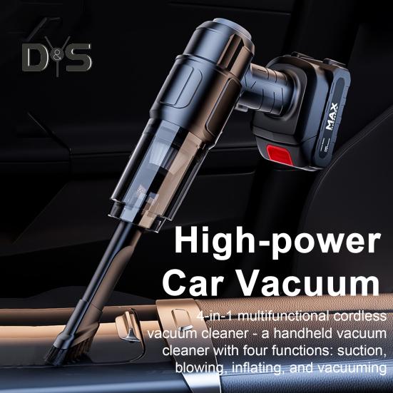 Car Vacuum Cleaner 5500Pa Suction Power Low Noise Rechargeable Multipurpose Portable Cordless Handheld Vacuum Dust Remover