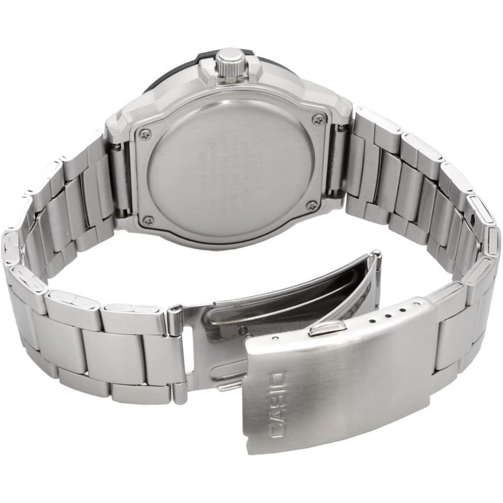 CaSio Men S Analog Watch Metal Band Black Mrw 200hd 1bv