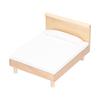 Miniature Dollhouse Bed Dollhouse Bed Elegant Design Miniature Furniture 112 Miniature Wooden Bed Figure Room Bedroom Decoration Dollhouse Decoration