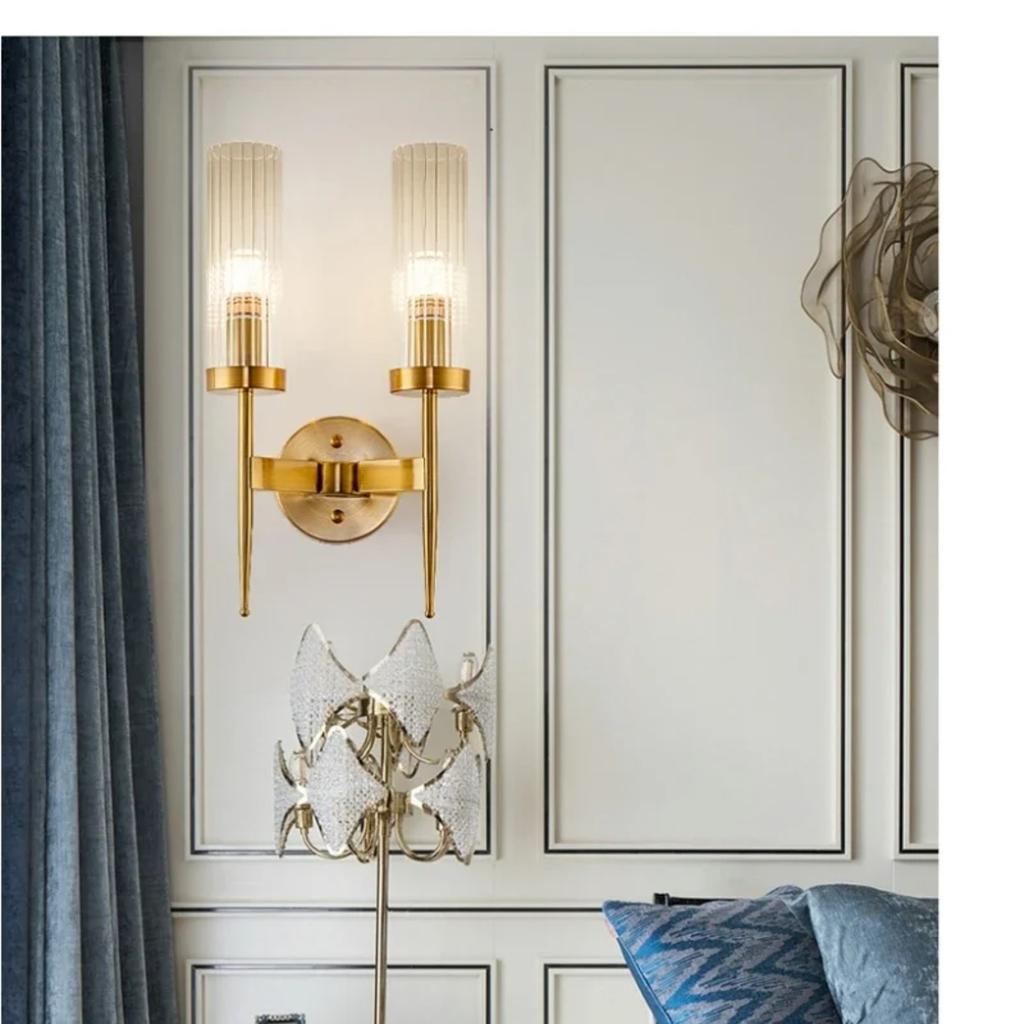 Новый современный светодиодный настенный светильник Nordic Sconce Light Fixture Metal European Style Metal Light Спальня Настенные светильники Фон