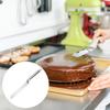 Лопатка для крема из нержавеющей стали, изогнутый инструмент для глазури для украшения торта 6/8/10/12 дюймов, удобная ручка, инструменты для торта своими руками, приспособления для глазури