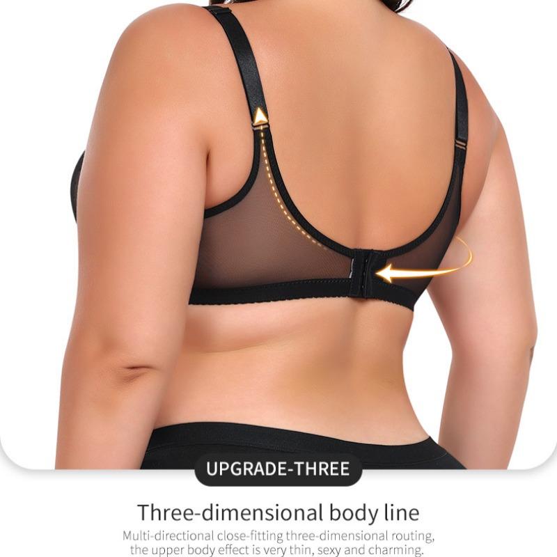 Plus Size Bras for Big Breasts That Look Smaller Prevent Sagging Gather and Breathable Large Cup Underwire Bras