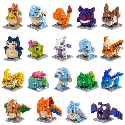 Lego Pokemon Pikachu Series Minifigures Строительные блоки Игрушки для детей Вентиляторы Подарки на день рождения