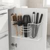 No-Drill Hair Dryer Storage Rack Wall Mounted Plastic Wrap Holder  Kitchen