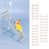 Bird Perch Nature Wood Stand for Parrotss Conure Supplies Budgies Ladder Scratcher for Small Medium Parrotss Rack Toy