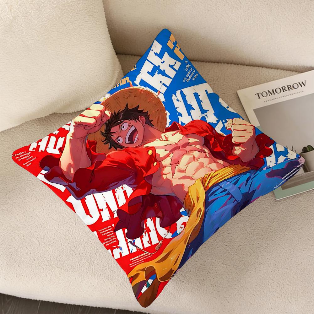 Pillow Covers Decorative Sofa Cushions Cover Anime O-Ones P-Pieces Home Decor Items Gifts Cushion Room Decorating