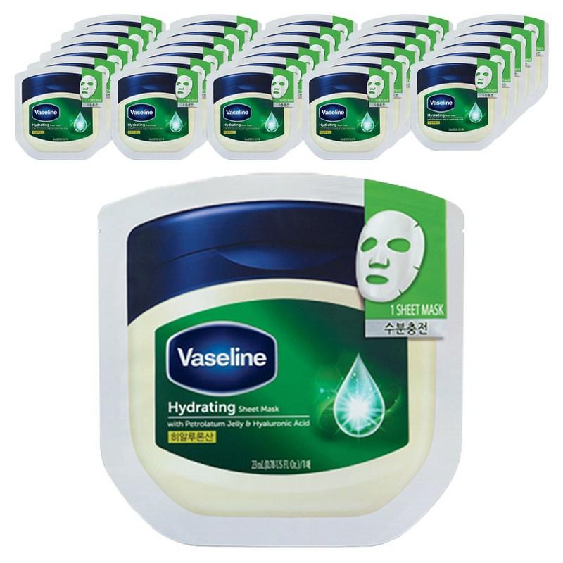 Увлажняющая тканевая маска Vaseline, 1 шт., 30 шт.