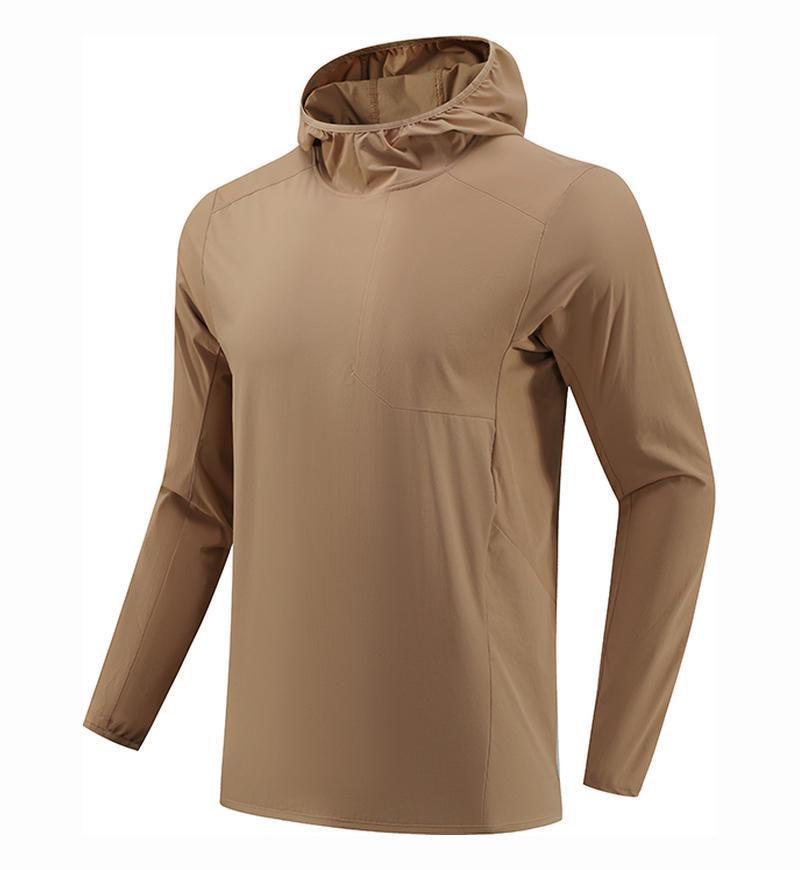 Ветрозащитная куртка для бега с капюшоном - Унисекс, водоотталкивающая, теплая, осенний спортивный пуловер для альпинизма