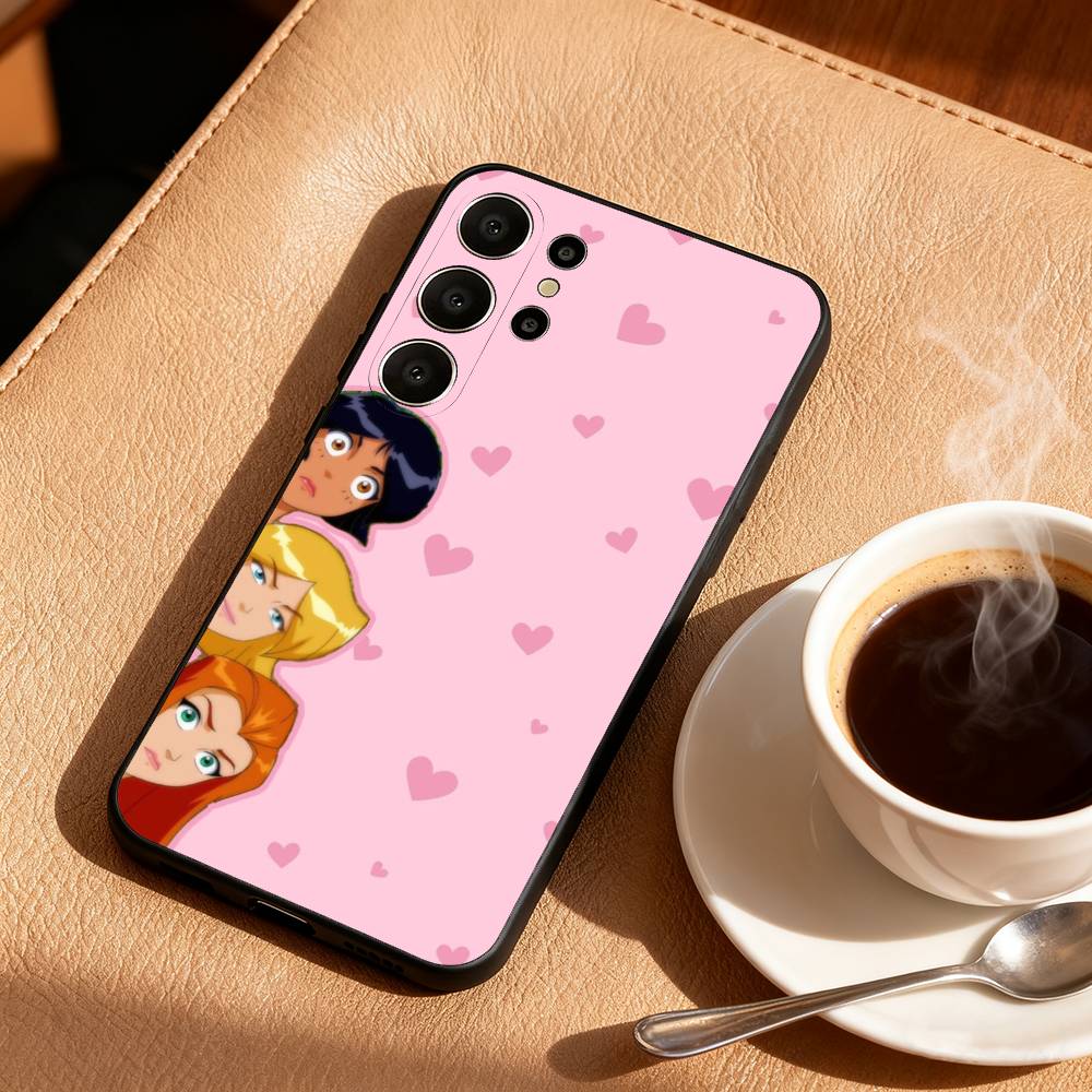 1PC T-Totally S-Spies Phone Case For Samsung S26,S25,24,23,22,30,21,10,9,Ultra,Plus,Lite,FE Soft Black Case