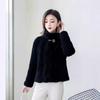 Autumn and Winter New Women's Short Thickened Fashionable Faux Fur Coat