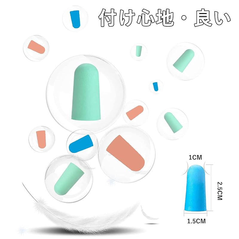 Беруши для сна Беспрецедентный комфорт и отсутствие боли в ушах Уровень звукоизоляции 38 дБ Меры противодействия шуму Пена с эффектом памяти Мягкое шумоподавление