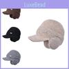 Knitted Winter Earflap Cap With Windproof Warmth For Outdoor Mens Fashion
