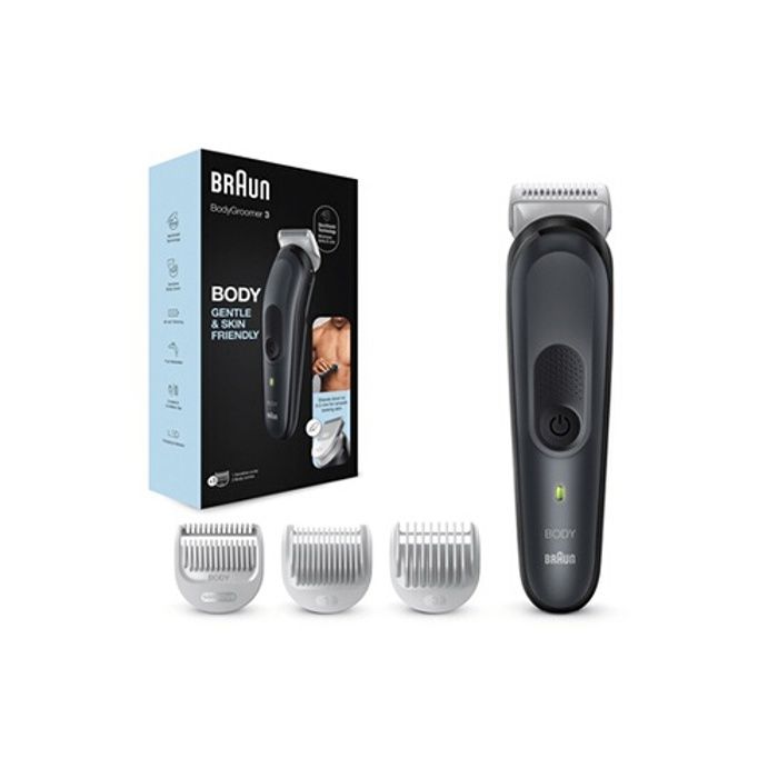 Rasoir électrique - Braun - BG3340 - Tête lavable - Fonctionnement sans fil - Noir