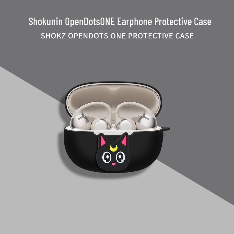 Applicable Shokz OpenDots ONE Bluetooth Earbuds Case with Shokz E310 Dynamic Titanium Ring Protective Shell