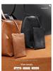 2024 Autumn Korean-Style Genuine Leather Women's Tote and Shoulder Bag, Large Capacity Cowhide Handbag.