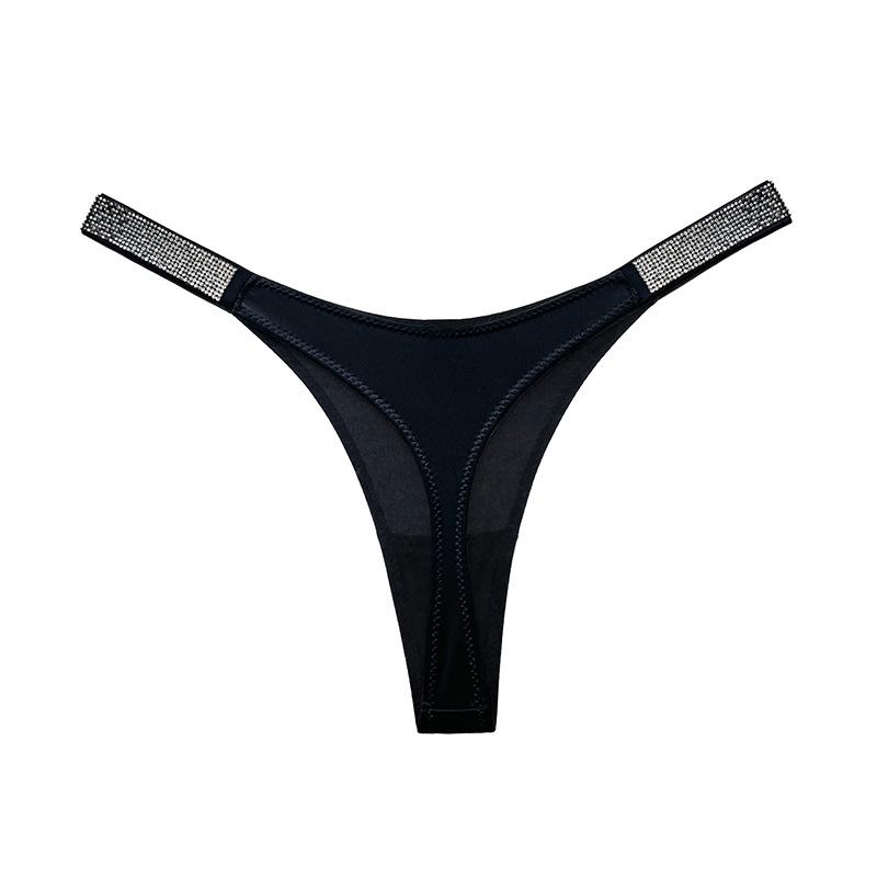 Европейские и американские сексуальные стринги со стразами: Женские фитнес спортивные трусы Т-образной формы с высоким вырезом