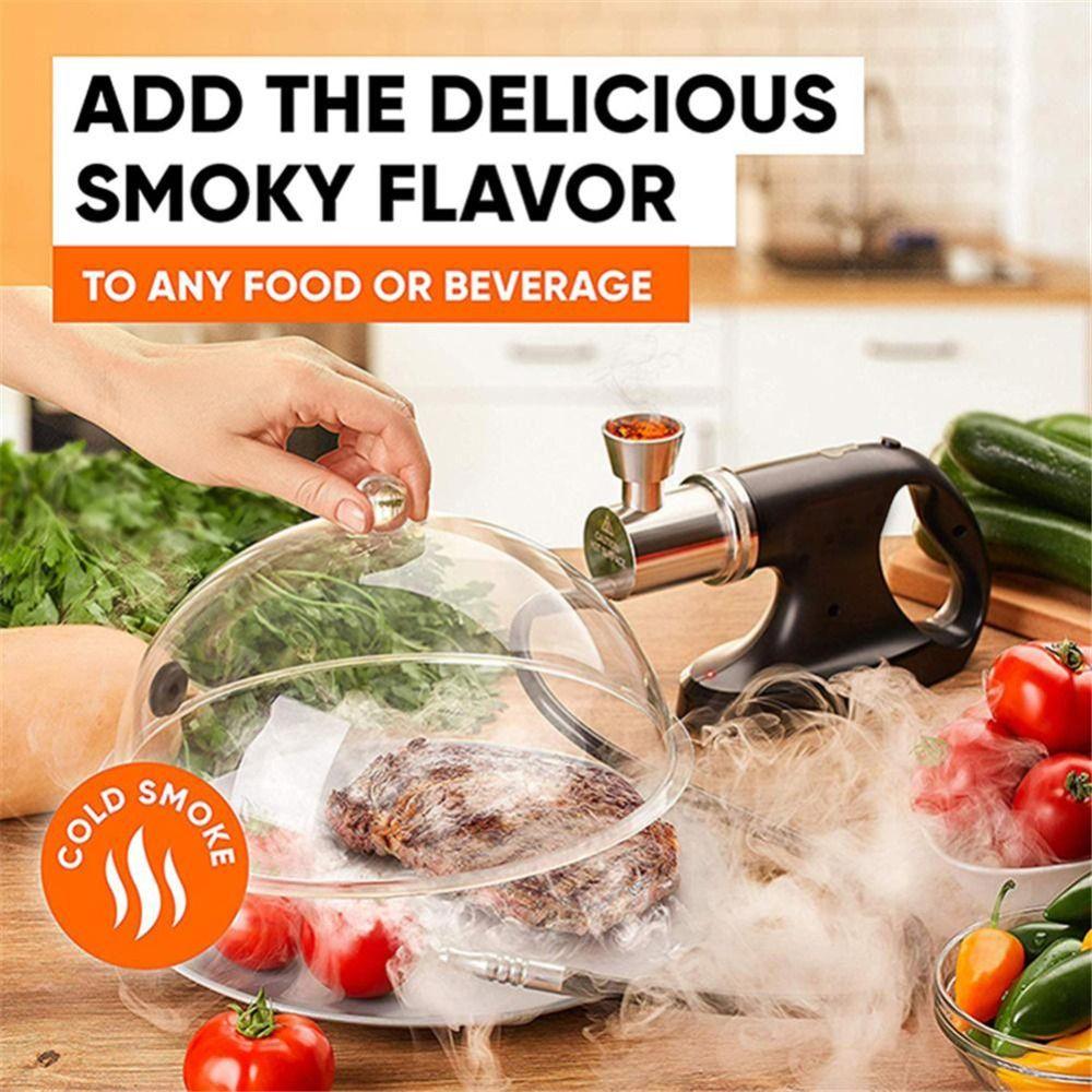 Infuser Accessory Cake Cloche Kitchen Cooking Smoke Hood Dessert Lid Smoking Dome Cover Fume Hood