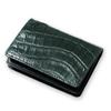 CLW Изделия из крокодиловой кожи Крокодиловая визитница цвета Атлантик Грин. Сделано в японии. Натуральная кожа, высокое качество, с биркой JRA. Подлинный,