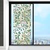 Green Leaves Window Cling,Privacy Film Farmhouse Static Cling Glass Sticker Decal for Holiday