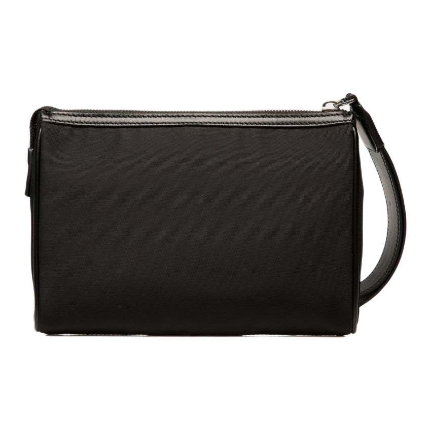 Bally Код Логотип Молния Нейлоновый Клатч Мужской Клатч Черный 6308759