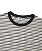 WACKY WILLY Jacquard Multi-Stripe Short Sleeve T-Shirt Gray