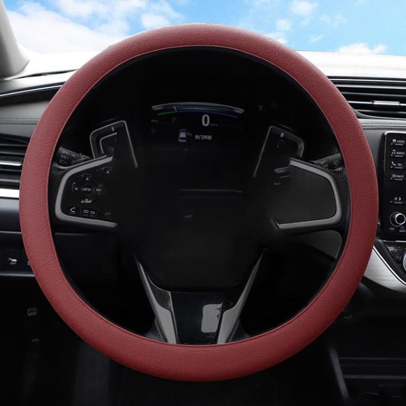 Автомобильный универсальный силиконовый чехол на руль, эластичный чехол для перчаток, текстура, мягкий, многоцветный, автоукрашение, аксессуары для поделок