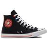 Converse Chuck Taylor All Star Удобные Универсальные Высокие Кеды из Канваса Унисекс Кроссовки Черные Красные 171963C