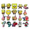 SpongeBob Shoe Charms: Soft PVC Rubber Decorations for Crocs & DIY Garden Shoes