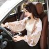Anti-UV Summer Outdoor Riding Women Floral Fashion Chiffon Arm Sleeve Shawl Sun Sleeve