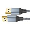 Прямая головка USB 3.0 Удлинительный кабель Поддержка 5 Гбит/с Передача данных Зарядка для USB-вентилятора/Клавиатур/Корпуса для жесткого диска