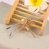 Fashion Fancy Bridal Hair Clip Baroque Women Jewelry Dragonfly Hairpins Gold Wedding Headdress