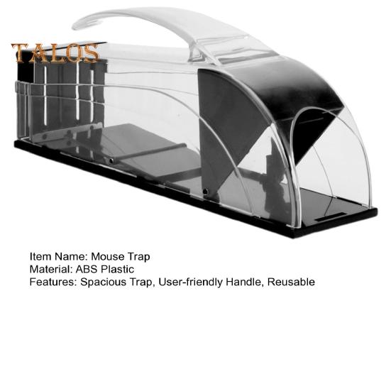 Гуманная мышеловка для помещений 9,9 дюймов живые мышеловки без защемления хвостов многоразовая крысоловка с ручкой для поимки мышей живыми