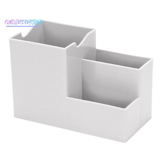 Многофункциональный настольный держатель для ручек, канцелярские принадлежности, инструменты для макияжа, органайзер, сплошной цвет, пластиковая коробка, настольный держатель для мобильного телефона, офисные, школьные принадлежности