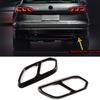 For Volkswagen VW Touareg - Stainless Steel Car Styling Tail Muffler Exhaust Pipe Output Cover Trim Exterior