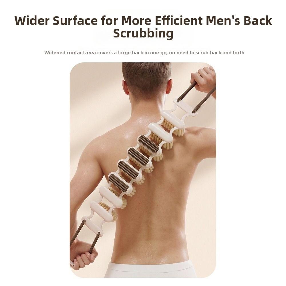 massage roller Back Scrubber Massager 2-in-1 Back Shower Strap Rubbing Back Strip Home Use